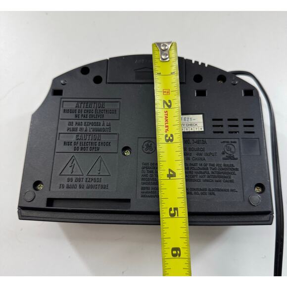 GE 7-4813B Digital Red LCD AM/FM Alarm Clock Radio - Picture 9 of 9